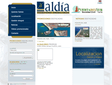 Tablet Screenshot of aldiainmobiliaria.es